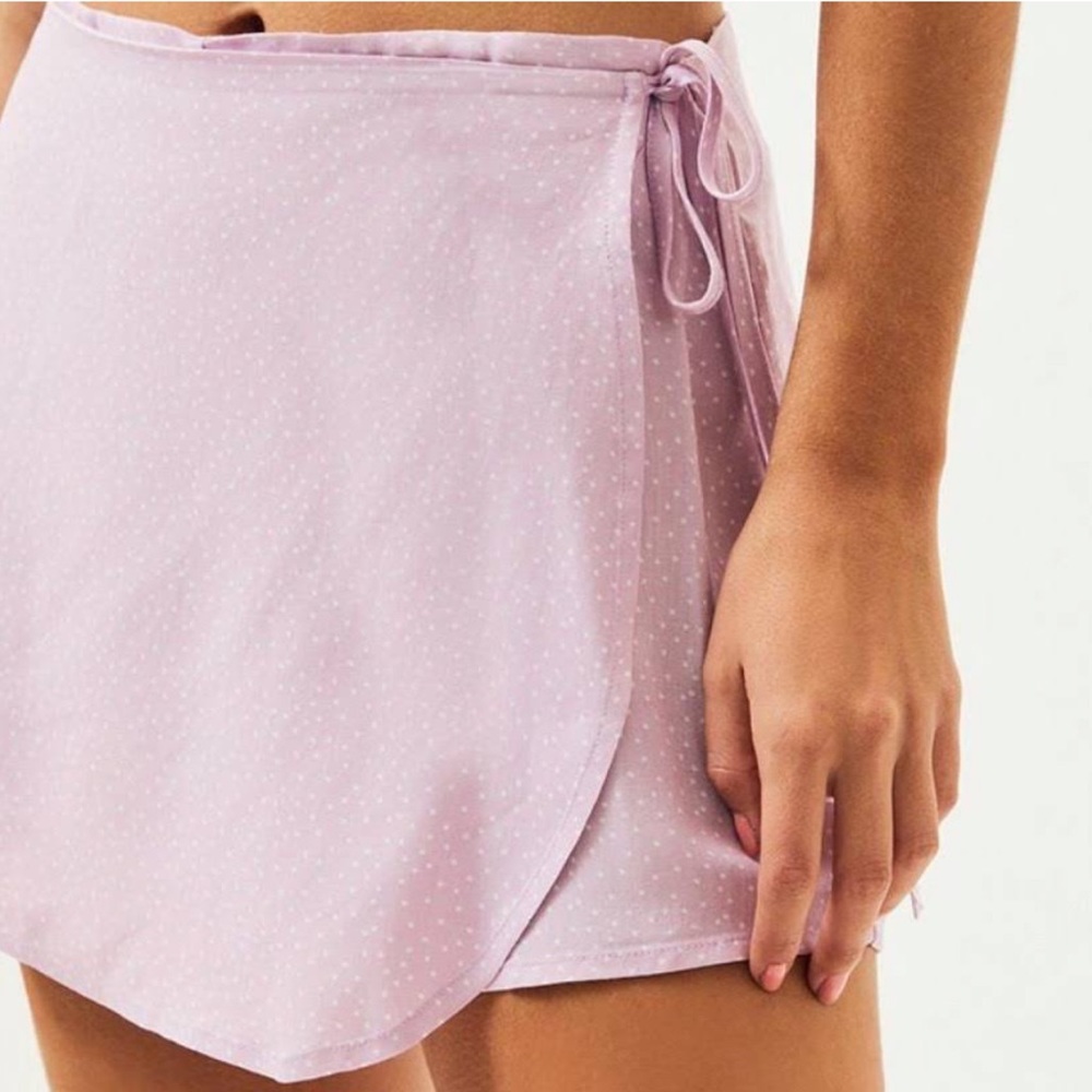 L.a hearts side tie pink skort flowy